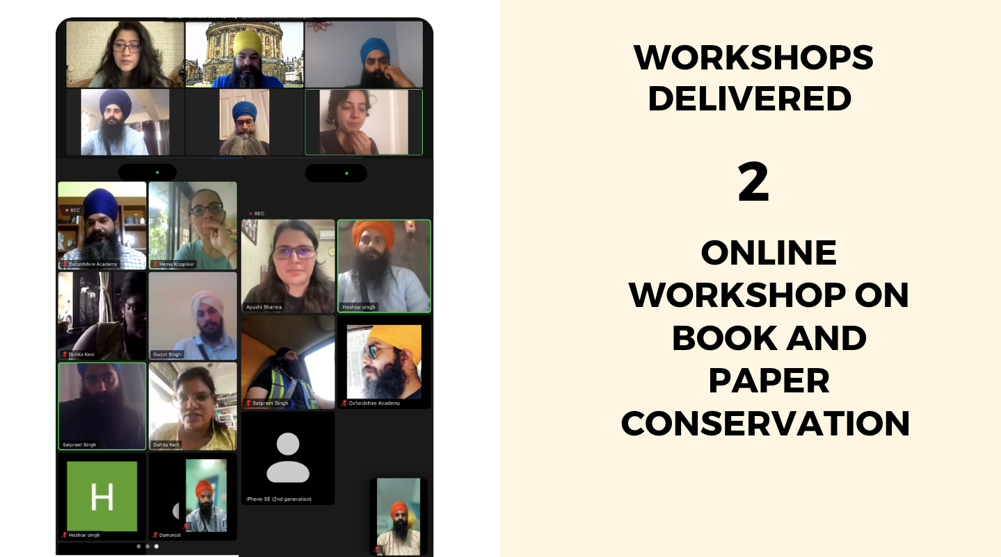 Professional Certificate Programme in Book & Paper Conservation Advanced Training in the Conservation of Gurmukhi Pothis, Manuscripts, Archival Records & Books - Image 4