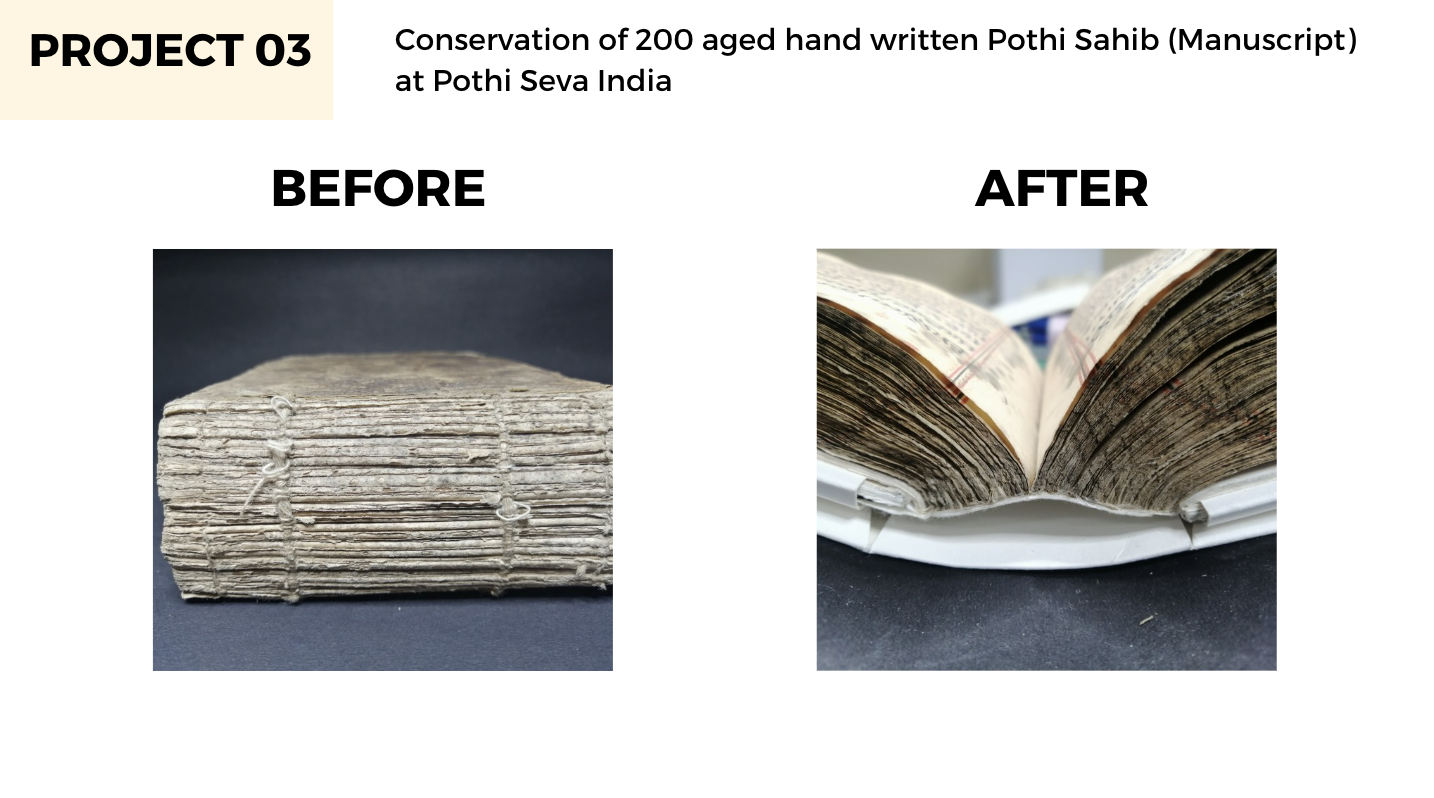 Professional Certificate Programme in Book & Paper Conservation Advanced Training in the Conservation of Gurmukhi Pothis, Manuscripts, Archival Records & Books - Image 23